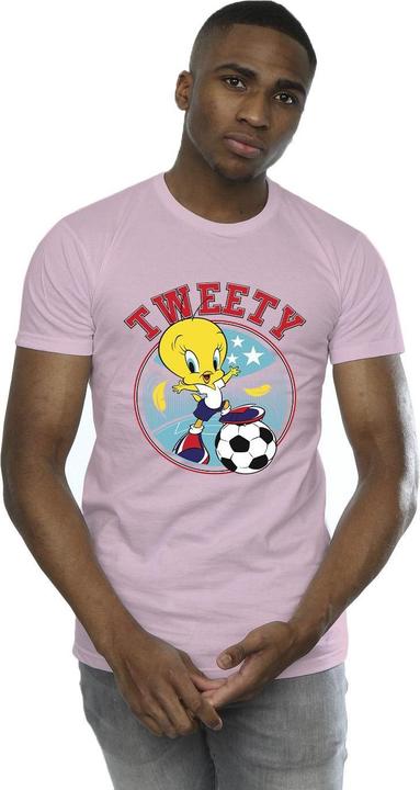 Immagine prodotto Looney Tunes Tweety Football Circle Maglietta Uomo (M)