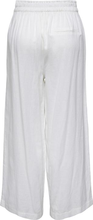 Image du produit Only Pantalon taille haute en lin mélangé Pantalon à coupe large (L)