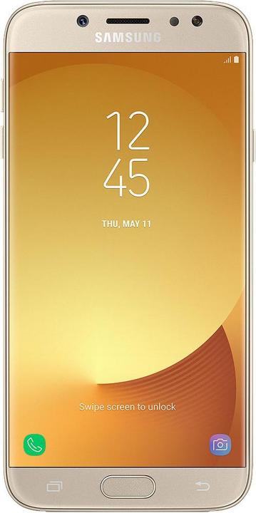 Samsung Galaxy J7 (2017) Duos (16 Go, Or, 5.50", Double SIM + SD, 13 Mpx, 4G)