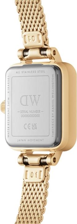 Immagine prodotto Daniel Wellington Quadro Mini Evergold Onyx Gold (Orologio da polso analogico, 15.50 mm)