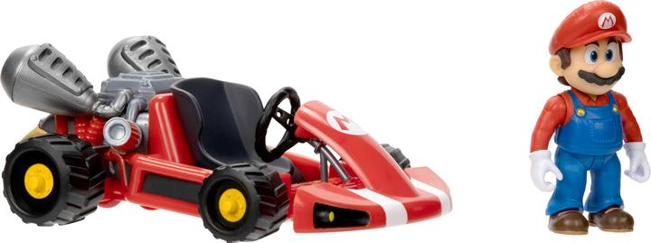 Image du produit Jakks Pacific Super Mario Movie - Figure w/ Kart - Mario (6 cm) (417684)