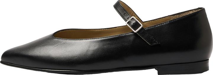 Selected Femme Leder Mary Jane Schuhe