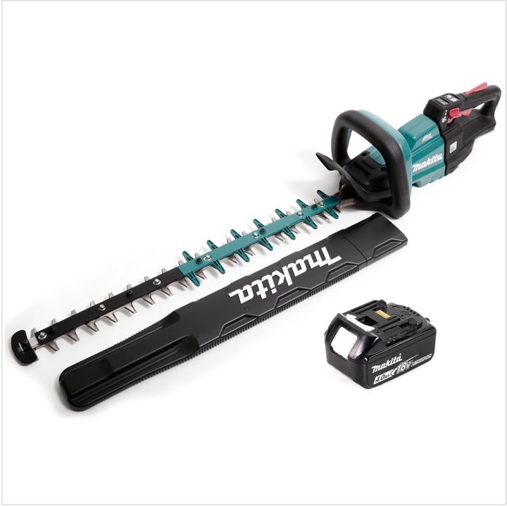 Productafbeelding Makita DUH 601 M1 accu heggenschaar 18V 60cm borstelloos + 1x accu 4,0Ah - zonder lader (Draadloze heggenschaar)