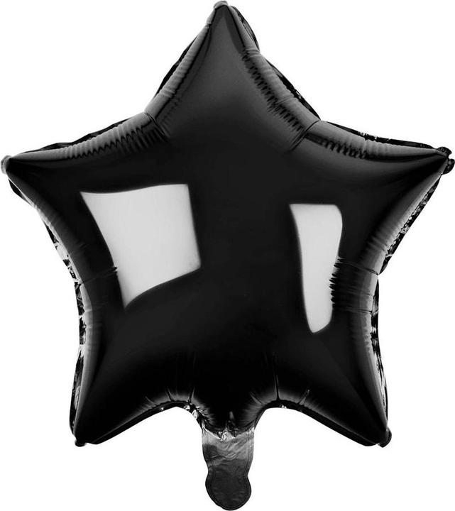 Image du produit GoDan Folienballon Stern schwarz, 48 cm