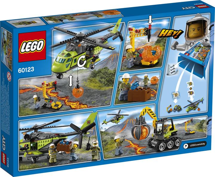 Immagine prodotto LEGO Elicottero Vulcan (60123, LEGO City)