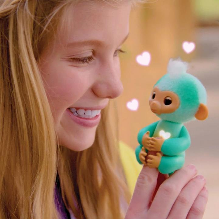 Actual product image Cobi FINGERLINGS 3115 Blue monkey - lion