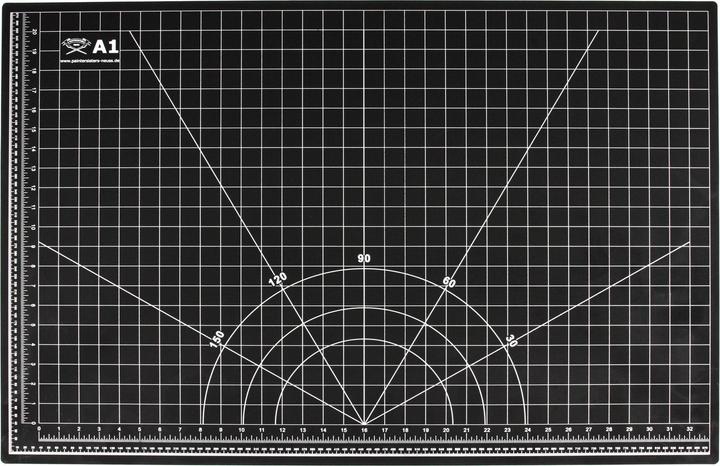 Actual product image Paintersisters Cutting mat A1 blue black (90 x 60 cm)