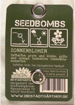 Produktbild Die Stadtgärtner Samenbomben Sonnenblume (Samenbomben)