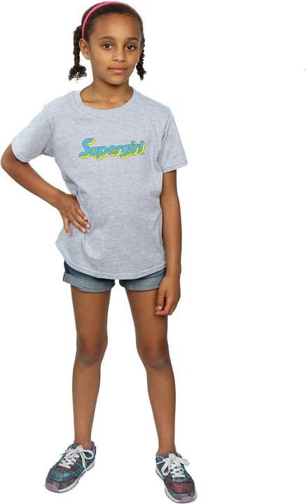 Image du produit - T-shirt SUPERGIRL TEXT LOGO - Fille (140, 146)