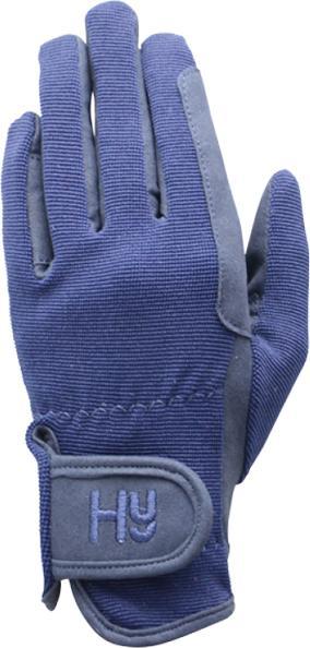 Immagine prodotto Hy Guanti da equitazione con logo in plastica PU Lycra (M)