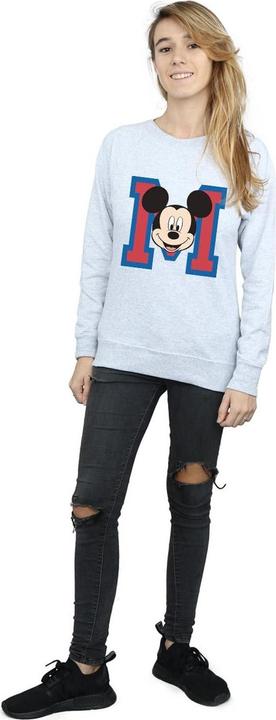 Actual product image Disney Womens/Ladies M Mickey Mouse Face Sweatshirt (M)