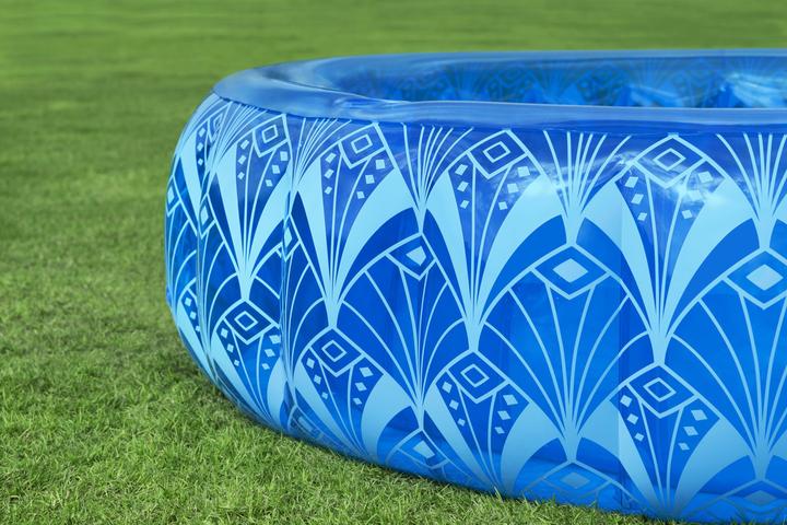 Actual product image Bestway Bohemian Blue Inflatable Family Pool 1.68 m x 53 cm
