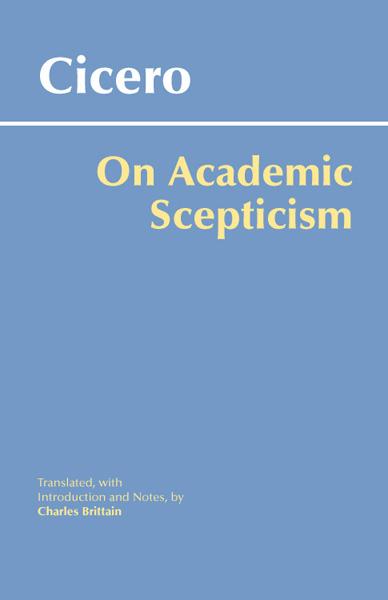 Actual product image On Academic Scepticism (English)