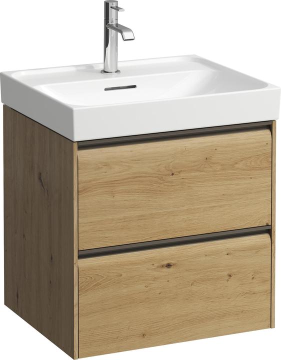 Actual product image Laufen Meda vanity unit, 2 drawers, incl. organization system, for H810112, 534x448x515mm
