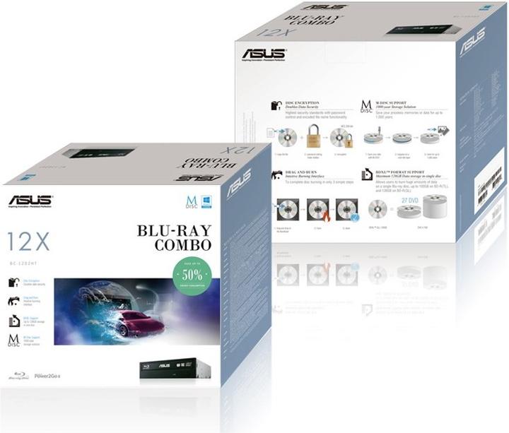 Produktbild ASUS Bc-12d2ht (Blu-ray Laufwerk, CD Laufwerk, DVD Brenner)
