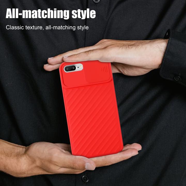 Immagine prodotto Cadorabo Cover in TPU con protezione della fotocamera (Apple iPhone 7 Plus, Apple iPhone 7s Plus)