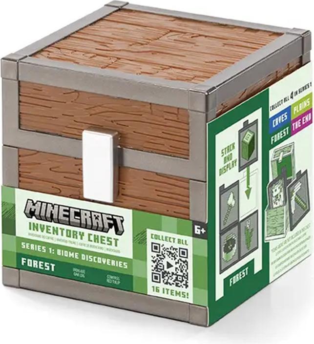 Actual product image Noble Collection Minecraft Loot Chest Forest 10 cm