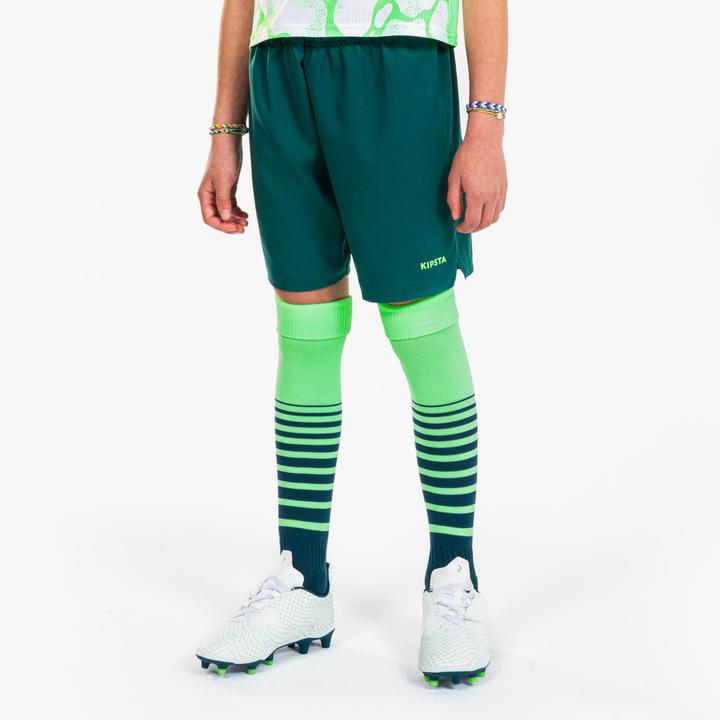 Produktbild Kipsta Girls' Football Shorts Viralto - Green (6, 7, 8)