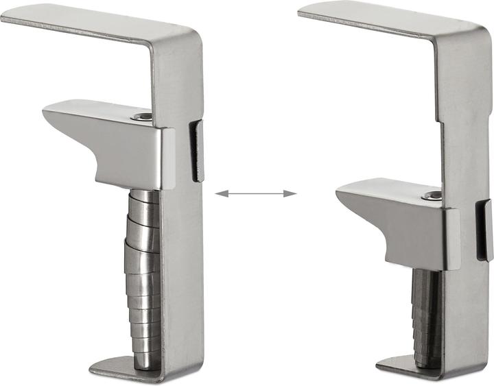 Actual product image Relaxdays 5x tablecloth clips (5 x 1.5 x 7.5 cm)