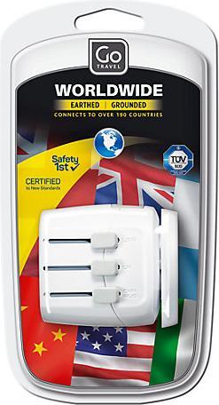 Actual product image Go Travel Worldwide Adaptor Earthed