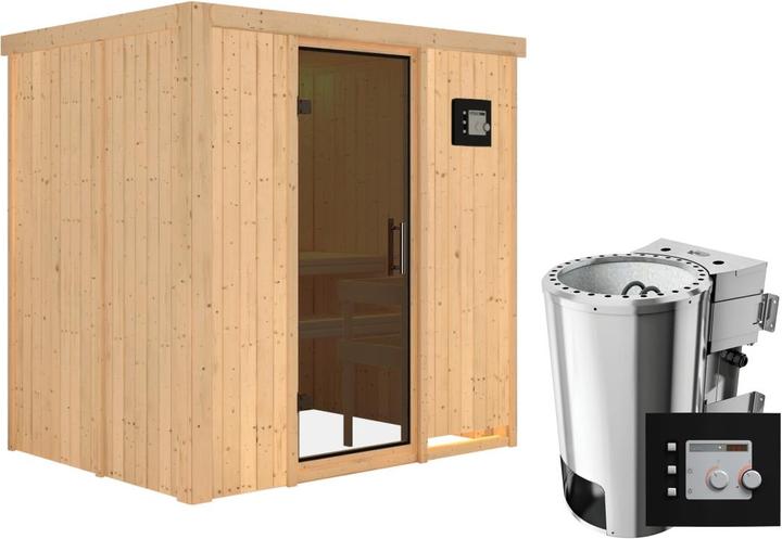 Produktbild Karibu Fanja ohne Dachkranz (Plug & Play 3,6 KW - Bio externe Steuerung)