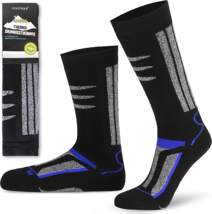 Image du produit Normani 3 paires de mi-bas thermiques Chaussettes de ski pour enfants (Lot de 3, 39 - 42)
