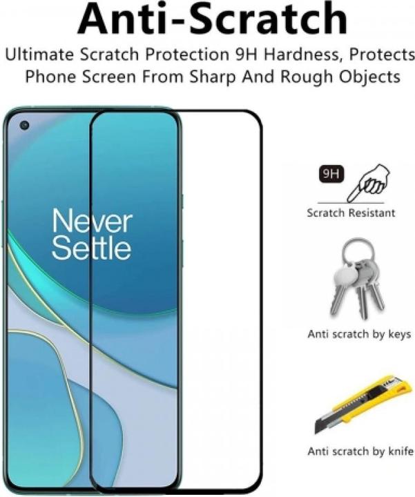 Produktbild Screenguard OnePlus 9 Pro Full Screen Panzerglas Schutzfolie 2.5D 9H (1 Stück, OnePlus 9 Pro)