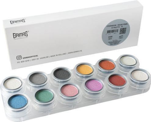 Image du produit Grimas Palette d'ombres à paupières P1 Pearl (Palette 12 P1 Pearl)
