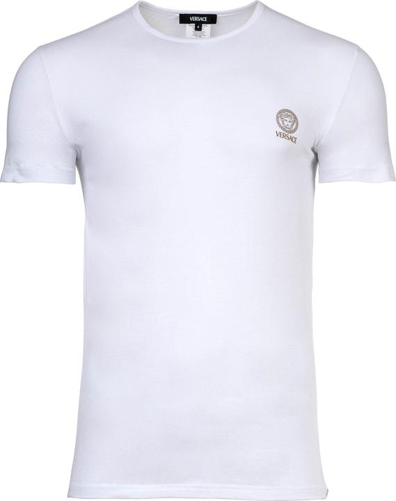 Produktbild Versace T-Shirt Bi-Pack Jersey Topeka Bi-Stretch Cotton Organic New Logo (3XL)