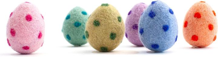 Produktbild LucyBalu RAINBOW EGGS Katzenbälle (Katzenminzespielzeug)