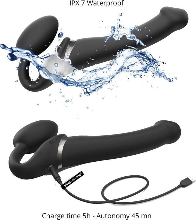 Actual product image Strap-on-me Vibrating Bendable Strap-on