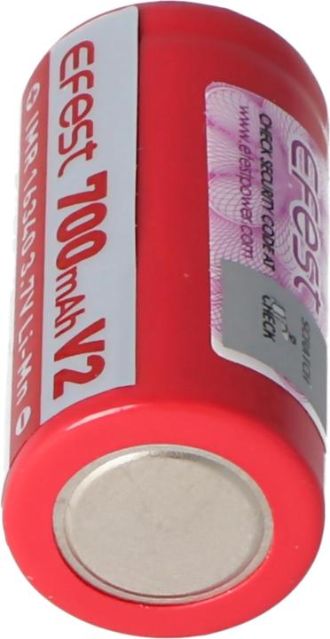 Immagine prodotto Efest Batteria IMR 16340 V2 (polo positivo sollevato) (16340, 700 mAh)