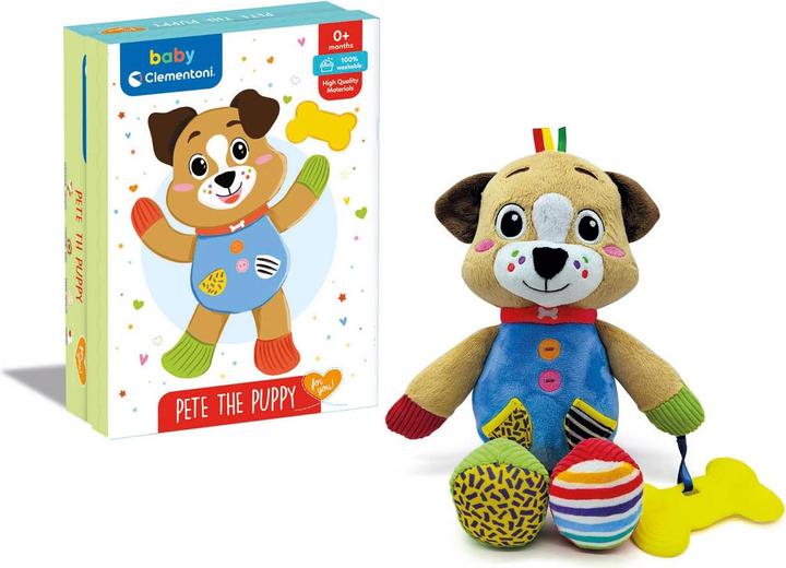 Image du produit Clementoni Bébé - Peluche Pete le chiot (30 cm)