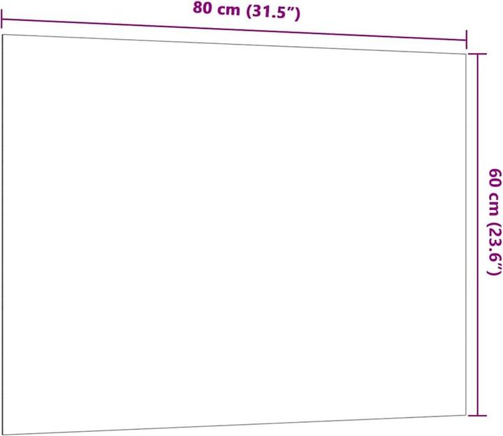 Produktbild VidaXL Maternus (Magnettafel, 80 x 60 cm)