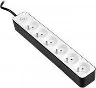 Actual product image Tracer Zebra Black, White 6 AC outlet(s) (6 x, CEE, 1.50 m)