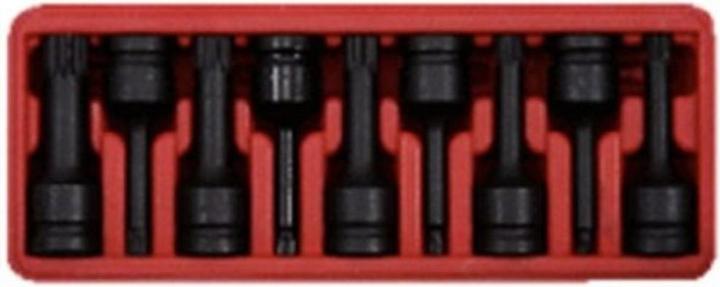 Produktbild KS Tools 1/2" Kraft-Bit-Stecknuss-Satz, Vielzahn (XZN®), 9 Teile