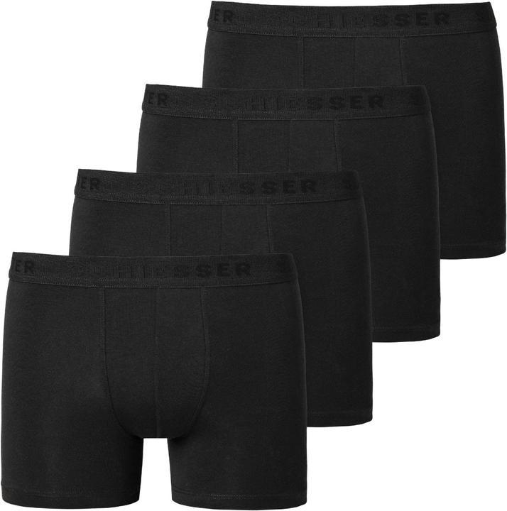 Immagine prodotto Schiesser Confezione da 4 pantaloncini / pantaloni in cotone organico 95/5 per ragazzi (176, confezione da 4)