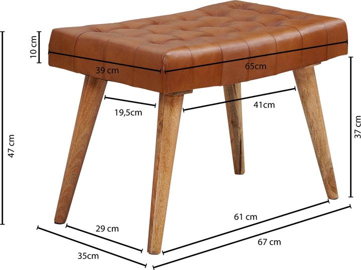 Produktbild FineBuy Sitzhocker