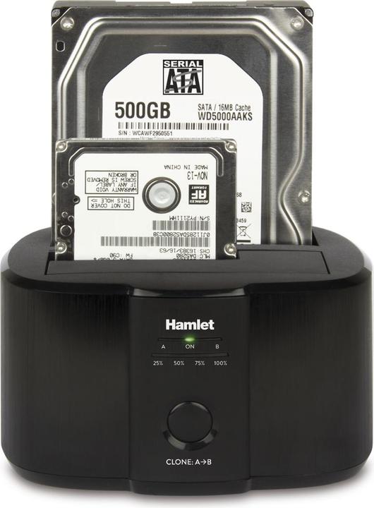 Image du produit Hamlet Station d'accueil USB 3.0 pour disques durs sata 2,5" ou 3,5" usb 3.0