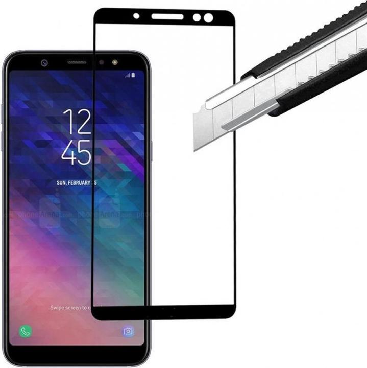 Produktbild Screenguard Samsung Galaxy A6 2018 Full Screen Panzerglas Schutzfolie 2.5D 9H (1 Stück, Samsung Galaxy J6 (2018))