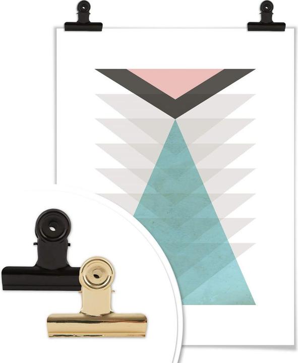 Produktbild Trenddeko Totem aqua & pink (60 x 80 cm)