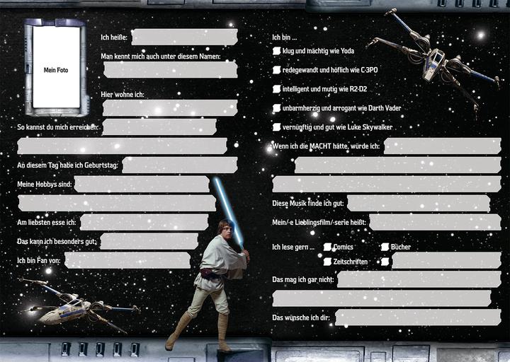 Immagine prodotto Panini Star Wars Freundebuch: Meine Freunde (Tedesco, 2017)
