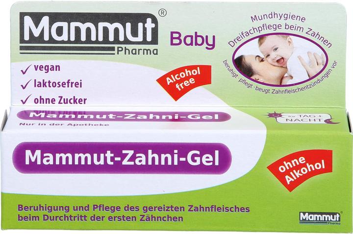 Produktbild Mammut Zahni-Gel Baby Dreifachpflege beim Zahnen, 10 ml Gel (1 x, 10 ml)