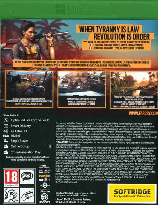 Produktbild Ubisoft Far Cry 6 (Xbox Series X, Xbox One X, Multilingual)