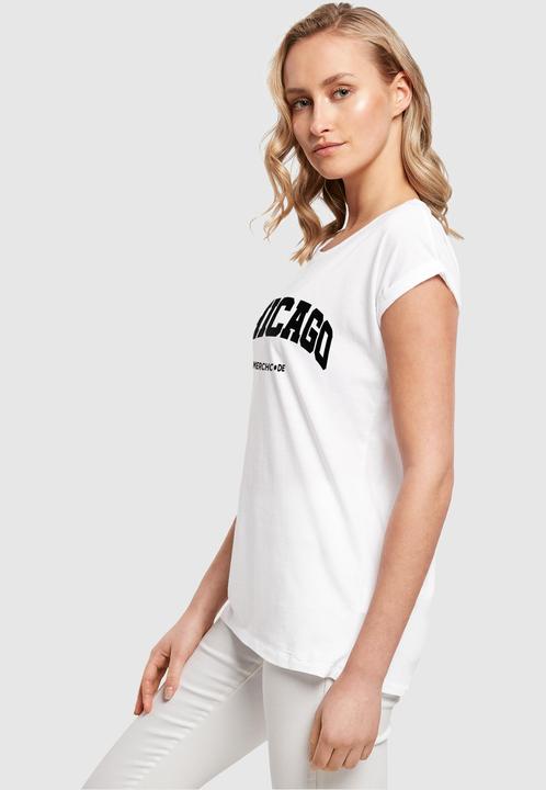 Produktbild Merchcode Ladies Chicago Wording - T-Shirt - 117985 (XXL)