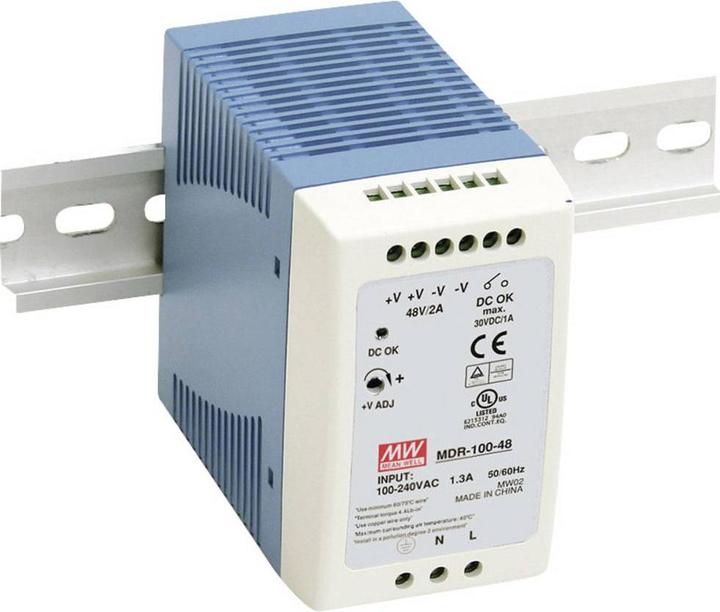 Actual product image MeanWell Mean Well DIN Rail Power Supply