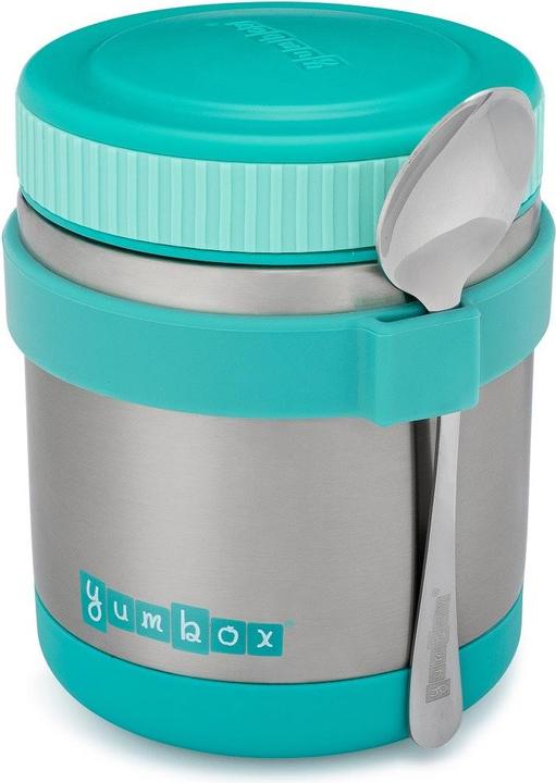 Actual product image Yumbox Zuppa 420 ml thermo container with spoon, Caicos Aqua