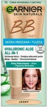 Immagine prodotto Garnier GARNIER Hyaluronic Aloe All-In-1 BB Cream nawilżający krem BB do skóry mieszanej i tłustej Jasny 50m
