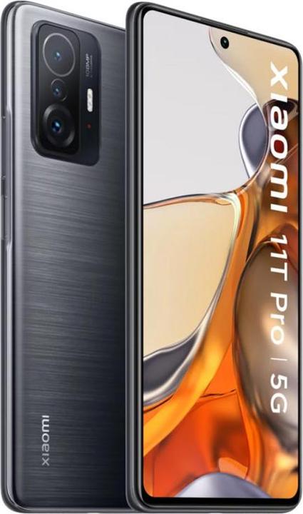 Produktbild Xiaomi Mi 11T Pro (5G - Double SIM - 6.67", 256 Go, 8 Go RAM) Gris (256 GB, Meteorite Gray, 6.67", Dual SIM, 108 Mpx, 5G)