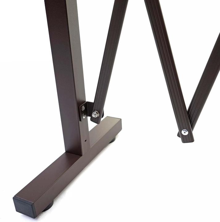 Produktbild Swisshandel24 Absperrgitter, Scherengitter Rankhilfe Tierschutzgitter ausziehbar, Alu braun - Höhe 153cm, Breite 2 (31 cm)